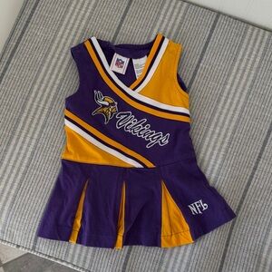 NFL Kids Vikings Purple and Gold Cheerleader Jersey